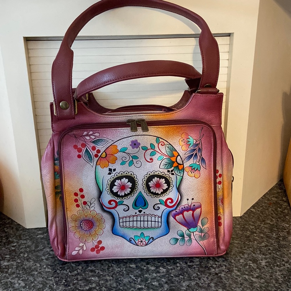 Anuschka skull purse